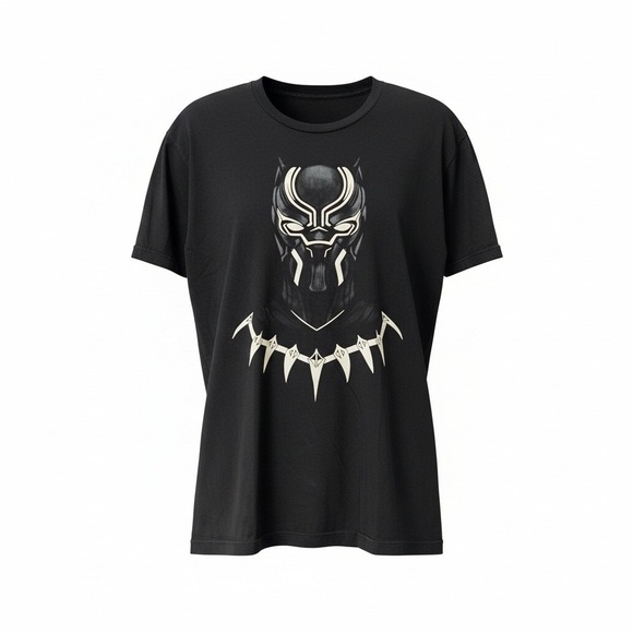 Azure Superheroes Labs Other - Marvel Black Panther Mask Mens XL T Shirt Azura Superheroes Labs Graphic Tee